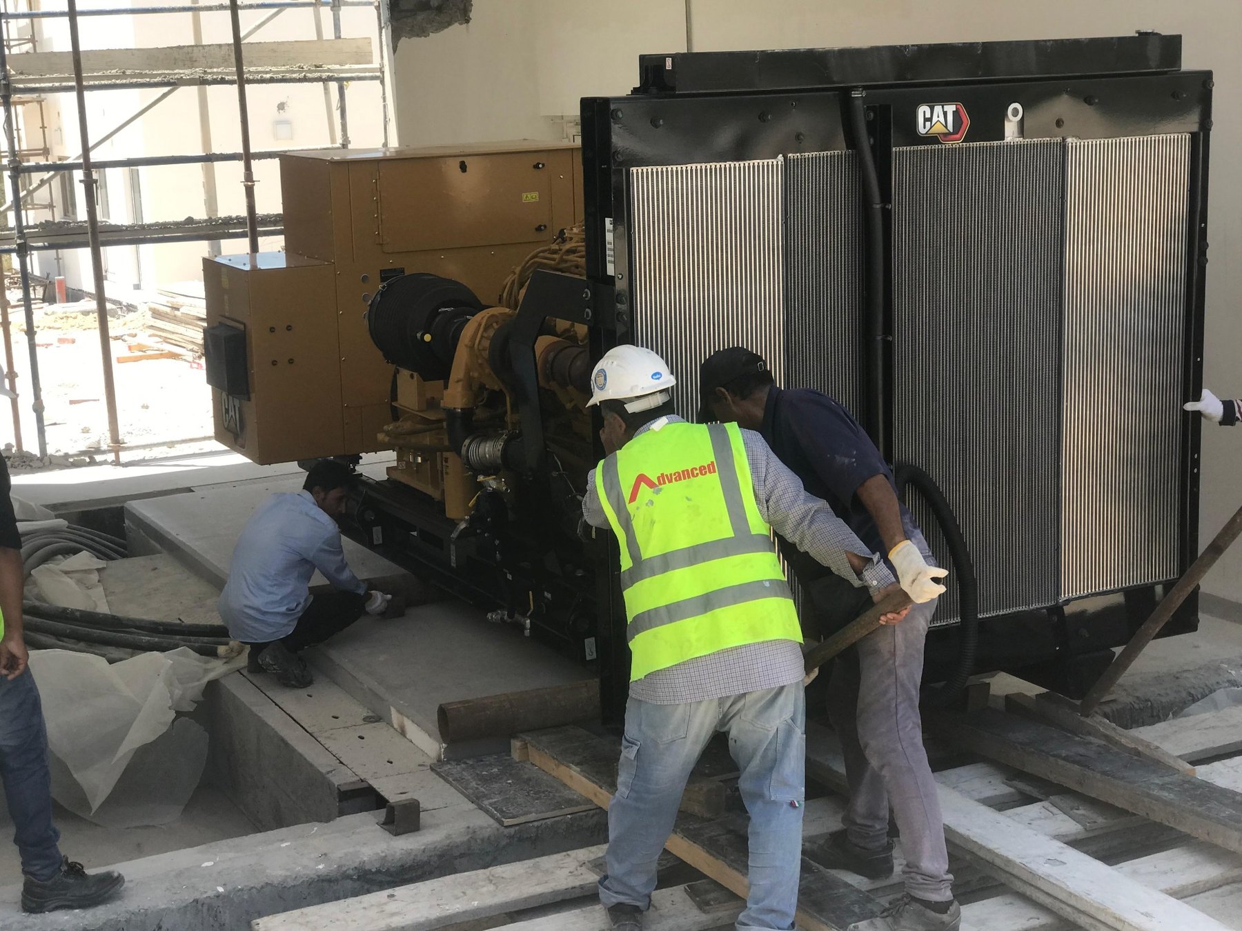 CAT generator installation