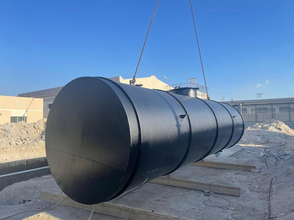 underground diesel storage installation